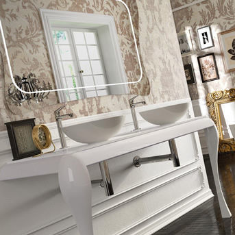 Supporto per lavabo in legno - GAUDÌ AIR 01 - LASAIDEA