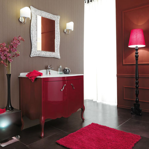 Mobile lavabo da appoggio - NARCISO 02 - LEGNOBAGNO - in legno / in marmo / in stile