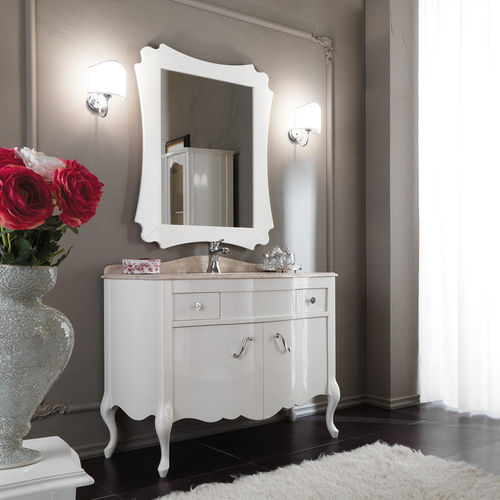 Mobile lavabo da appoggio - NARCISO 04 - LEGNOBAGNO - in legno / in marmo / in stile