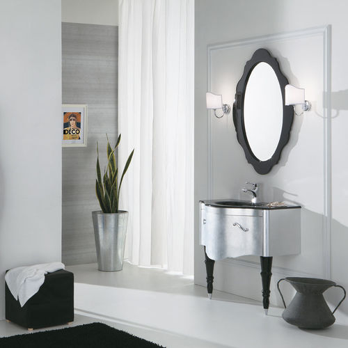 Mobile lavabo da appoggio - DEC&Ograve; D07 - LEGNOBAGNO - in legno / in vetro / classico