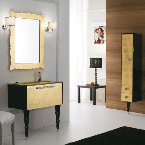 Mobile lavabo da appoggio - DEC&Ograve; D16 - LEGNOBAGNO - in legno / in vetro / in stile