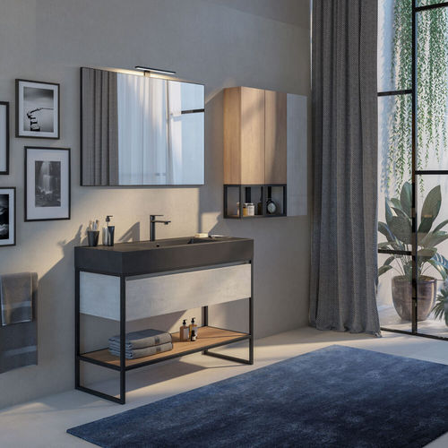 Supporto per lavabo in metallo - URBAN STRUTTURA 05 - LEGNOBAGNO