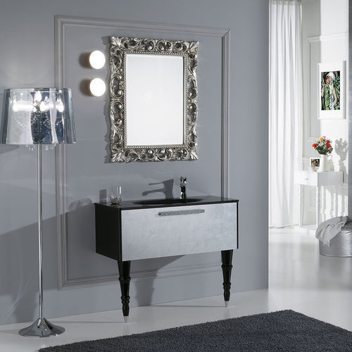 Mobile lavabo sospeso - DEC&Ograve; D11 - LEGNOBAGNO - in legno / in vetro / in stile