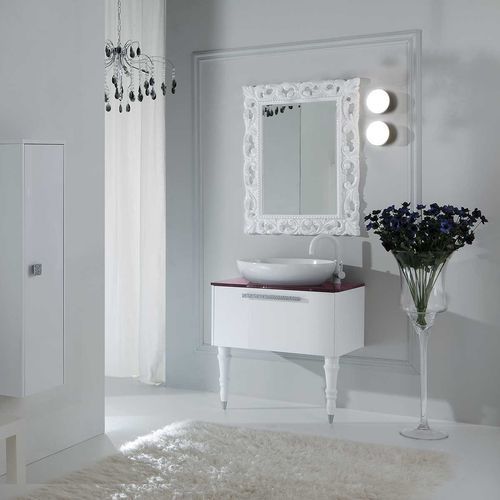 Mobile lavabo da appoggio - DEC&Ograve; D15 - LEGNOBAGNO - in legno / in ceramica / in stile