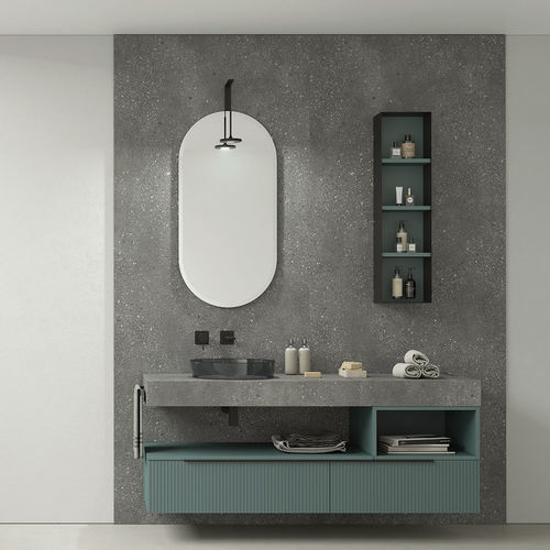 Mobile lavabo sospeso - RT15 Rigato - LEGNOBAGNO - in HPL / contemporaneo / senza ante