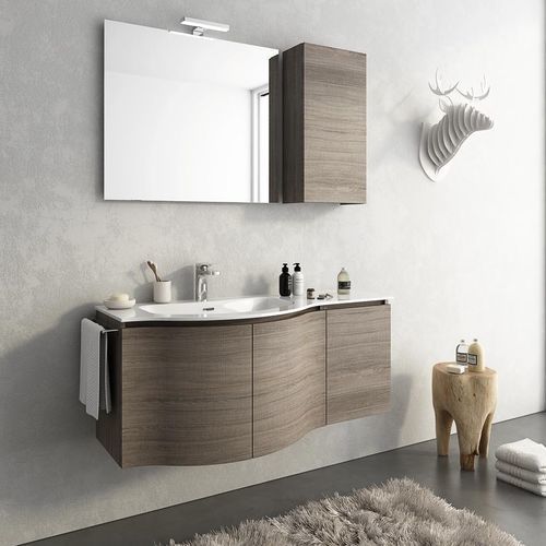 Mobile lavabo sospeso - UCO14 - LEGNOBAGNO - in rovere / in Ocritech® / contemporaneo