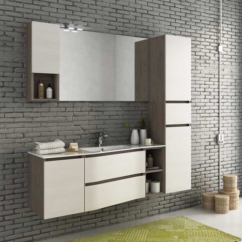 Mobile lavabo sospeso - UCO15 - LEGNOBAGNO - in rovere / in Ocritech® / contemporaneo