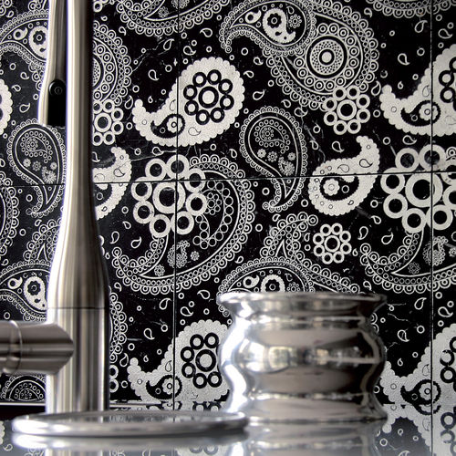 Piastrella in marmo - ACQUAFORTE : PAISLEY - LITHOS MOSAICO ITALIA - da interno / da pavimento / a motivi