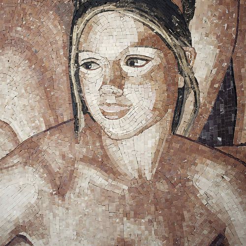 Pannello decorativo in mosaico - ARTISTIC : THE BATH  - LITHOS MOSAICO ITALIA - da parete / in marmo / testurizzato