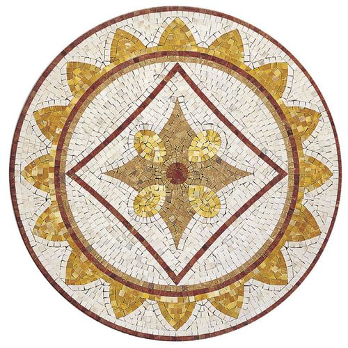 Piastrella in marmo - ARTISTIC : CORONA - LITHOS MOSAICO ITALIA - da interno / da pavimento / con motivi geometrici