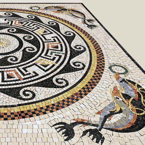 Piastrella in marmo - ARTISTIC : DELFINI - LITHOS MOSAICO ITALIA - levigata / opaca / da interno