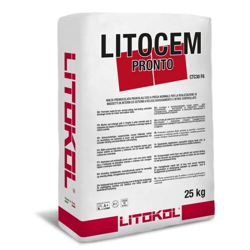 Malta di riparazione - LITOCEM PRONTO - LITOKOL - antiritiro / adesiva / per massetto