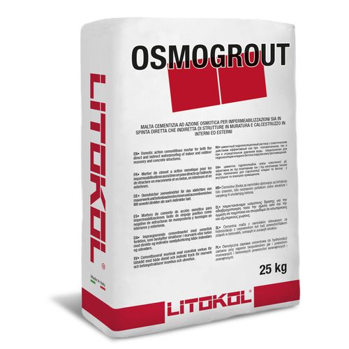 Malta di protezione - OSMOGROUT - LITOKOL - impermeabile / per muratura / per calcestruzzo