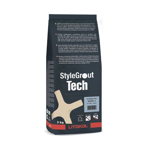 Malta sigillante di stuccatura - STYLEGROUT TECH - LITOKOL - per piastrelle / idraulica / in polvere