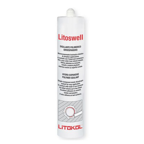 Mastice elastico - LITOSWELL - LITOKOL - a base di polimeri / a tenuta stagna / per calcestruzzo