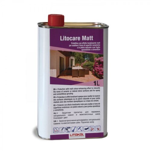 Trattamento idrorepellente per pietre - LITOCARE MATT - LITOKOL - per piastrelle / per cemento / resistente agli UV