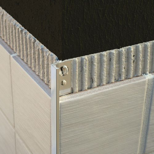 Profilo di finitura in alluminio - ESA    - LITOKOL - per piastrelle / per angolo esterno / a L