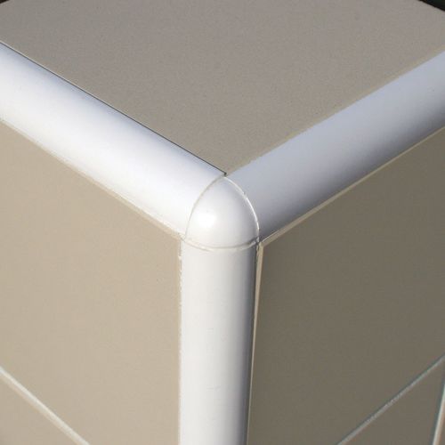 Profilo di finitura in PVC - ETR  - LITOKOL - per piastrelle / per angolo esterno / angolare tondo