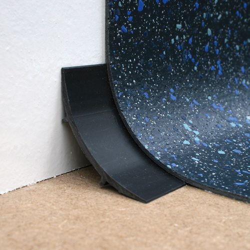 Battiscopa nero - KCOV  - LITOKOL - in PVC / d'angolo / arrotondato