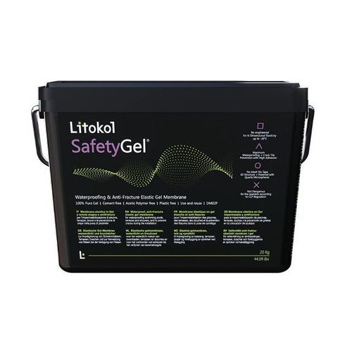 Membrana impermeabilizzante di protezione - SAFETYGEL&reg; - LITOKOL - per pavimento / per doccia / per muro