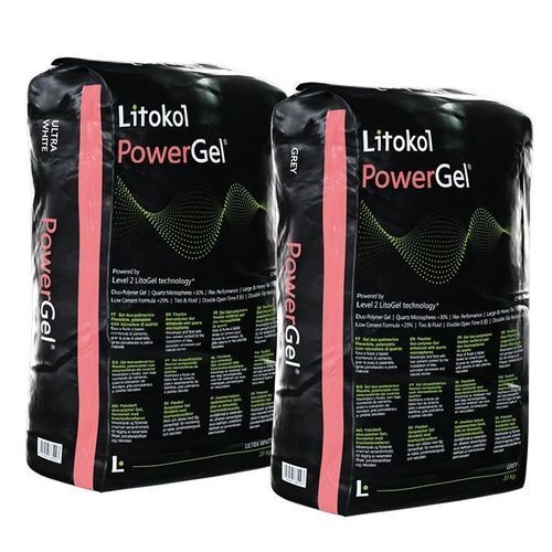 Malta collante per massetto - POWERGEL&reg; - LITOKOL - per piastrelle / per pietra / per muro