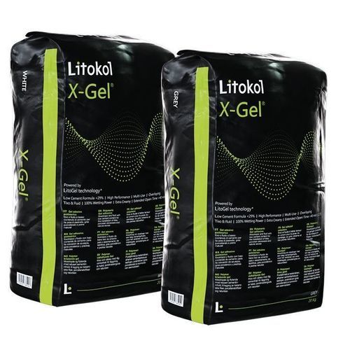 Malta collante per massetto - X-GEL&reg; - LITOKOL - per piastrelle / per muro / polimerico