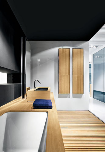 Doccia all'italiana - BATHTUB – WASHBASIN – SHOWER SYSTEM - MAKRO - in vetro / rettangolare
