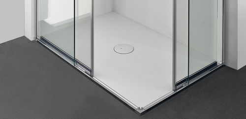 Piatto doccia rettangolare - LESS - MAKRO - da appoggio / rasoterra / ultrapiatto