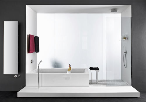 Doccia all'italiana - BATHTUB – SYSTEM - MAKRO - in vetro / rettangolare