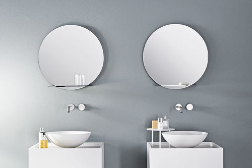 Specchio da bagno a muro - TENDER - MAKRO - contemporaneo / rotondo / in metallo