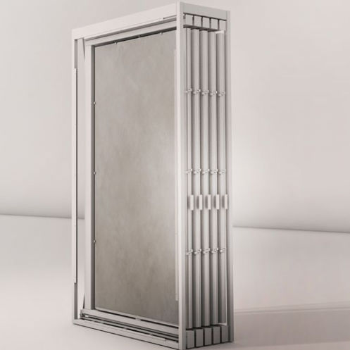 Espositore per piastrelle in legno - PIVOT 10 FRAMES - MAROCCHI - in metallo / unilaterale / a pannello
