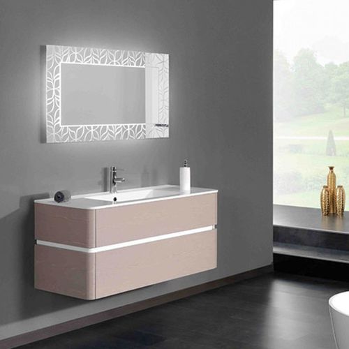 Mobile lavabo sospeso - QU40 - MOBILTESINO - in olmo / contemporaneo / con cassetti