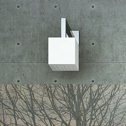 Soffione doccia da parete - DOCCIACQUA BASIC - MOMA DESIGN - quadrato / a pioggia