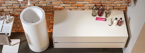 Mobile da bagno contemporaneo - SLIMLINE - MOMA DESIGN - per uso residenziale / in legno / laccato