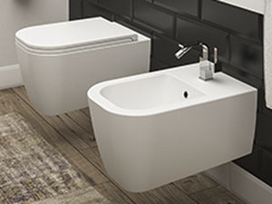 Bidet sospeso - BQUADRO - MOMA DESIGN - in ceramica