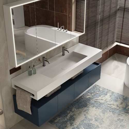 Mobile da bagno contemporaneo - EDIITON  - MOMA DESIGN - per uso residenziale / per hotel / in rovere