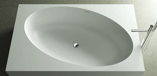 Vasca da bagno ovale - ELISLAND - MOMA DESIGN - da appoggio / per ambiente abitativo / in Corian®