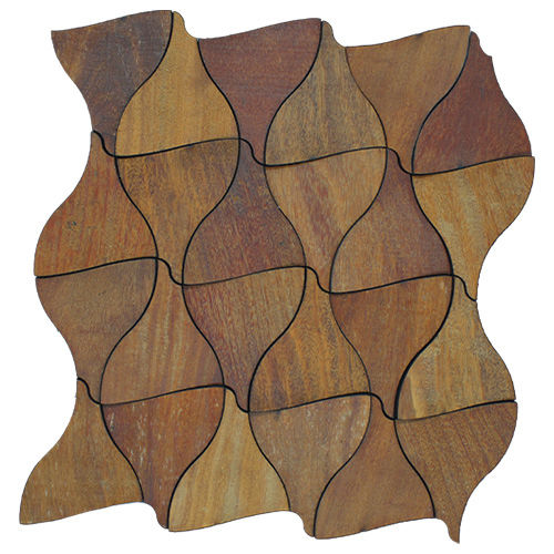 Piastrella in legno - CANDANGO LEGNO - MOSARTE - finitura naturale / da interno / da sala