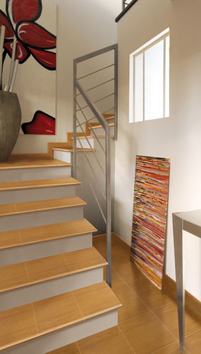 Scala a L - TOP LUNA - NUOVA CERAMICA CASA - con gradini in ceramica / contemporanea / con alzata