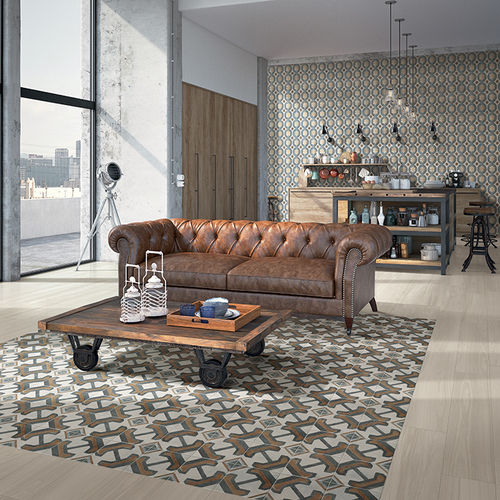 Piastrella in gres porcellanato - DECORATIVA - PASTORELLI CERAMICHE - levigata / da interno / da parete