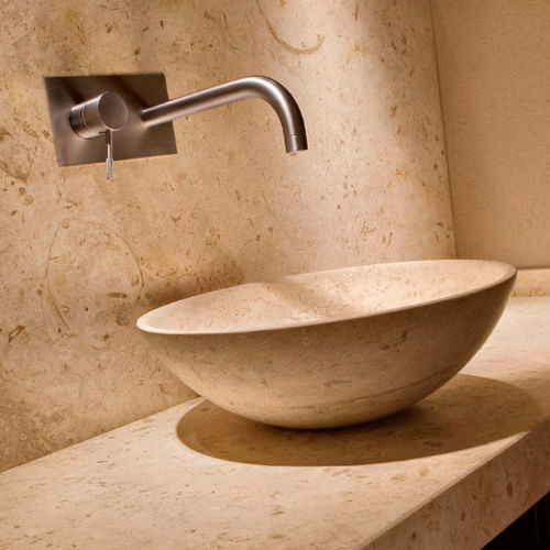 Lavabo da appoggio - SINK 29 - PETRA ANTIQUA - in marmo / rotondo / contemporaneo