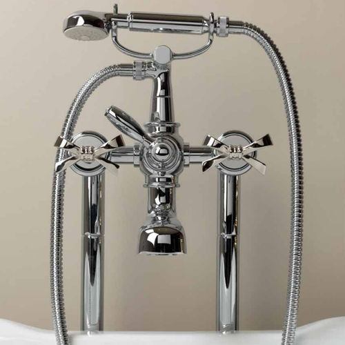 Miscelatore doppio comando per vasca - AQUADOLCE - PETRACER'S CERAMICS - da incasso / in metallo / da interno
