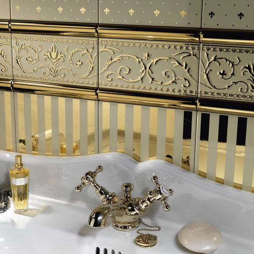 Piastrella in ceramica - GRAND ELEGANCE GOLD - PETRACER'S CERAMICS - opaca / levigata / da interno