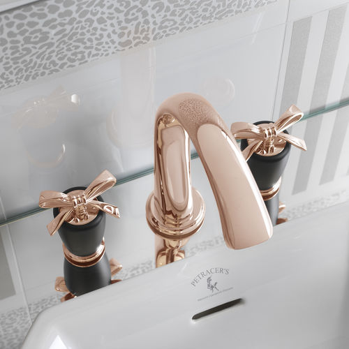 Miscelatore doppio comando per lavabo - AQUADOLCE - PETRACER'S CERAMICS - da appoggio / in metallo / da interno