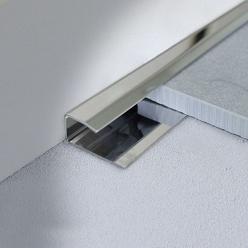 Profilo di finitura in acciaio inossidabile - WOODTEC LT - PROFILITEC - in alluminio / in ottone / per piastrelle