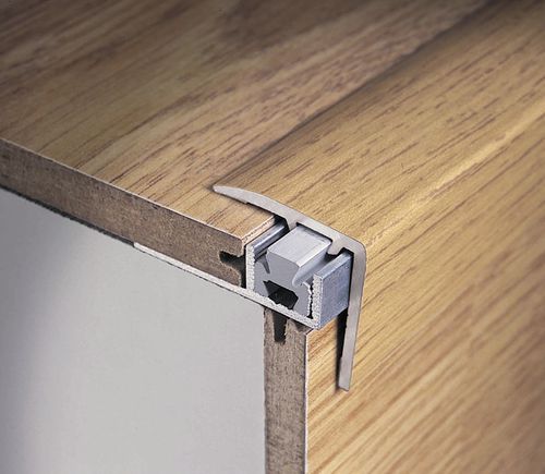 Profilo di finitura in alluminio - MULTICLIP CLS 250 - PROFILITEC - per piastrelle / per angolo esterno / bordo per gradino