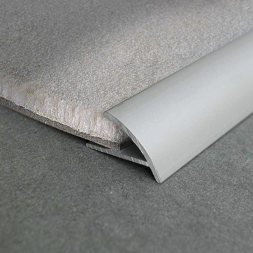 Profilo di finitura in ottone - CARPETEC MA - PROFILITEC - in alluminio anodizzato / per moquette / angolare tondo