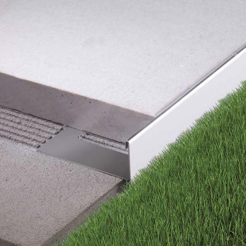 Profilo di finitura in alluminio - BORDERTEC BSR - PROFILITEC - in acciaio inossidabile / per rivestimento di pavimenti / di colmo