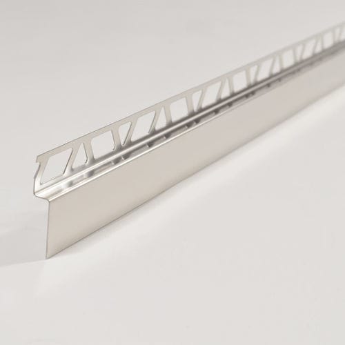 Profilo di finitura in acciaio inossidabile - SHOWERTEC STKF - PROFILITEC - per doccia / per piastrelle / per rivestimento di pavimenti