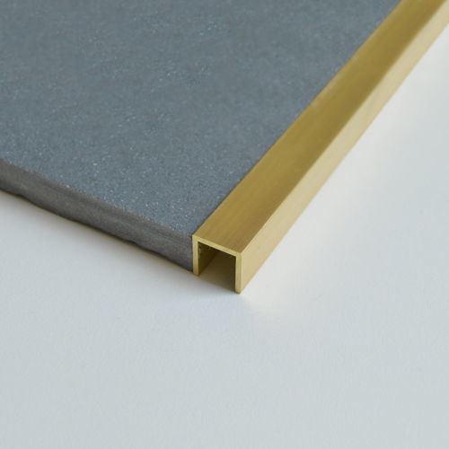 Profilato di transizione in ottone - LINETEC PU - PROFILITEC - per piastrelle / per pavimento / per rivestimento di pavimenti